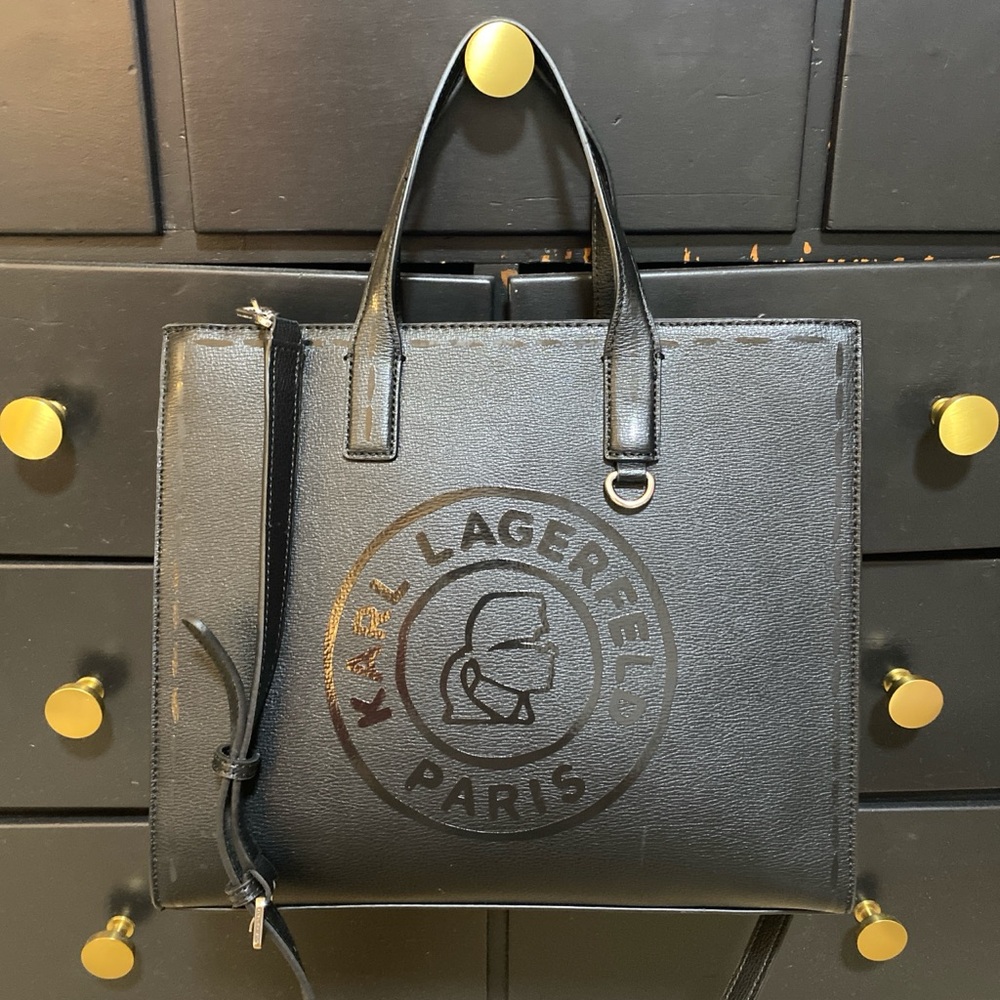 Karl Lagerfeld Black Tote Bag
